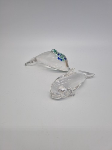 Pair crystal glass - a,