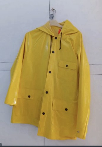 Retro pvc raincoat - pvc,