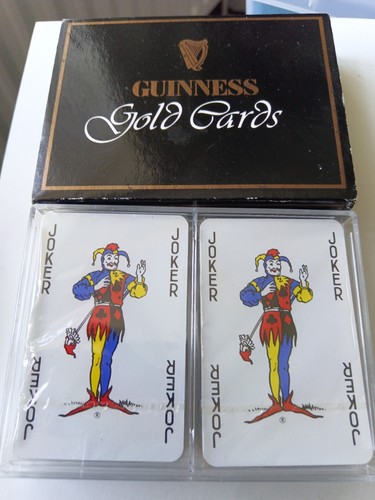 Vintage guinness playing cards - vintage,