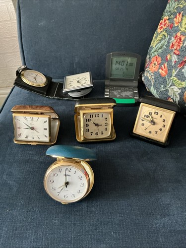 Joblot vintage travel clocks - joblot,