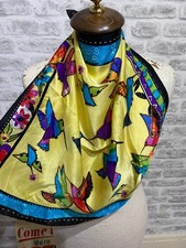 Vintage silk humming bird