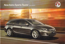 Vauxhall Astra Sports Tourer 2010-2011 UK Market Sales Brochure