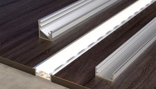 Aluminium LED Channel 1m with Diffuser Cover – Surface Mount Profile for Strip