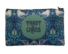 Beautiful Blue Tarot Card Fabric Pouch/Bag Gift Spiritual Witch
