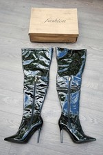 Thigh length PVC Boots – Size 7