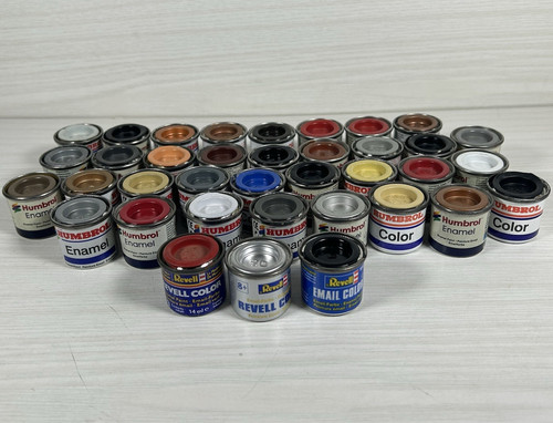 Humbrol 3 revell enamel - 3,