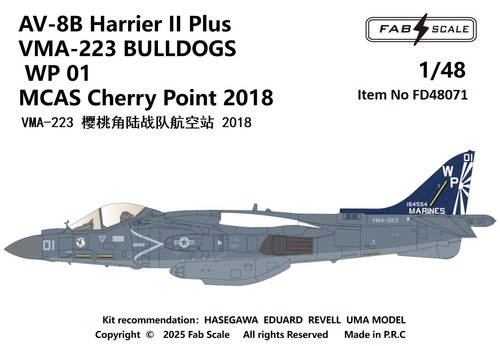 Fabscale fd48071 harrier - fabscale,