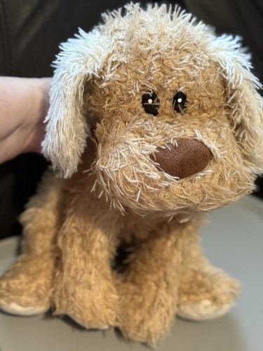 Play plush golden puppy dog - golden,