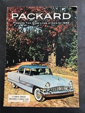 PACKARD RANGE LF USA Car Sales Brochure 1955 PATRICIAN Caribbean FOUR HUNDRED++