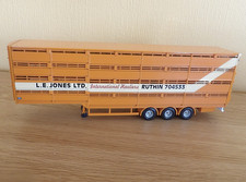CORGI 1.50 CC12428 TRI-AXLE HOUGHTON PARKHOUSE LIVESTOCK TRAILER L.E.JONES MINT