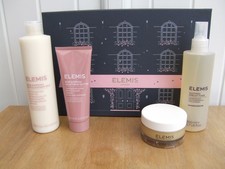 ELEMIS ROSE AND MIMOSA BATH & SHOWER-BODY BUTTER-CLEANSING BALM -TONER- GIFT BOX