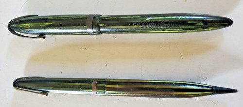 Sheaffer snorkel green striped - sheaffer,