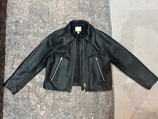 H&M Real Leather Biker Jacket