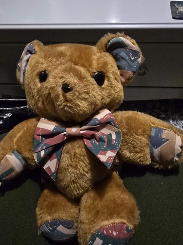 Vintage bhs cuddly teddy - vintage, bear