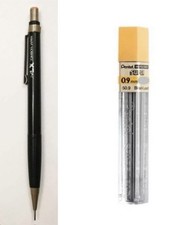 Tombow LX 0.9 Vintage Mechanical Pencil Black Pentel 12 Pack Leads Japan