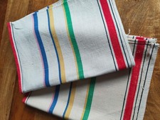 Pair Of Vtg Red/White Multi