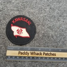 Vintage Kawasaki Patch Flag