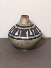 Ceramano West Germany Hanns Welling Mid Century  1950s Small Pottery Vase No.117