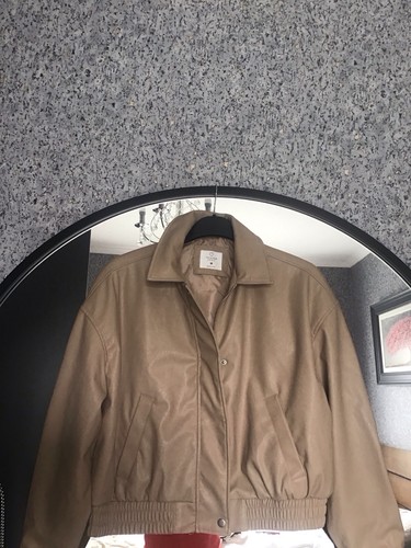 Primark faux leather bomber