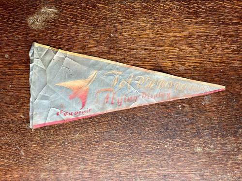 Vintage 50s flag pennant - 50s,