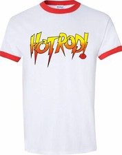 Hot Rod T-shirt Ring Official Rowdy Roddy Piper Wrestler Wrestling UFC MMA Mens
