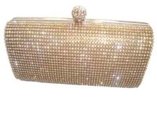 Gold Crystal Diamante Stone