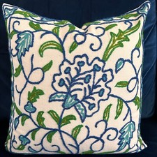 Crewel work hand embroidered - crewel, hand-embroidered