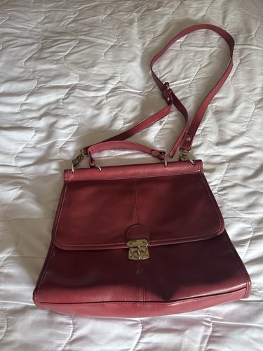 Cooperative burgundy leather - burgundy,