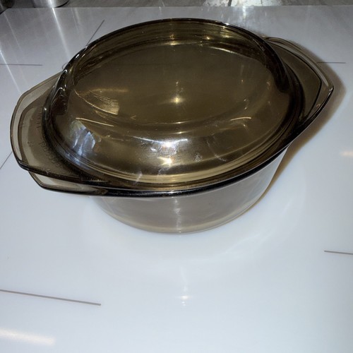 Vintage arcopal smoked - smoked, glass