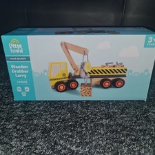 Aldi Little Town Wooden Toys Event 2025 Wooden Grabber Lorry - New