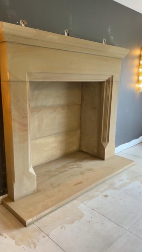 Yorkshire stone fireplace - yorkshire,