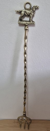 Vintage irish setter - irish, brass