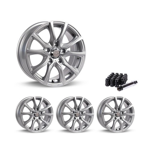 5x108 set rims silver - rims,