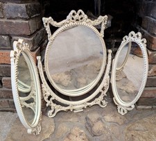 Rococo Trifold Mirror Dresser