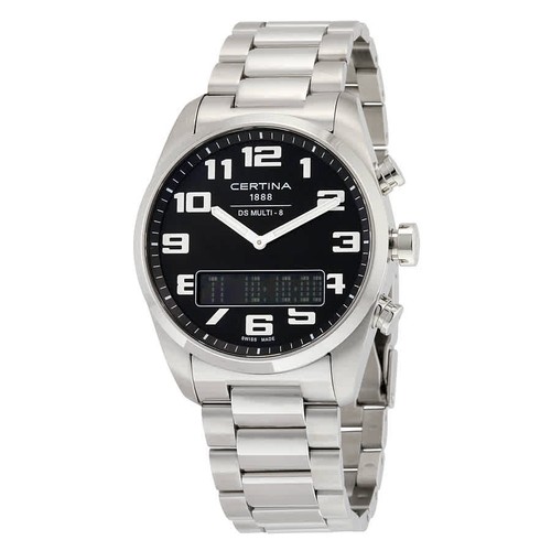 Certina multi black dial - ds, multi-8