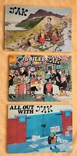 3 x Vintage Jak Cartoon Books  # 4  1971  #9 1977 # 13 1981 The Evening Standard