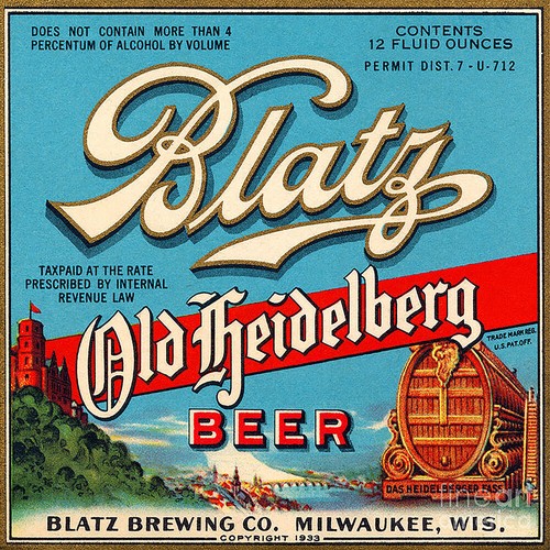 Vintage blatz beer old - vintage,