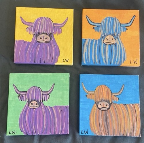 Highland cow mini - , frame