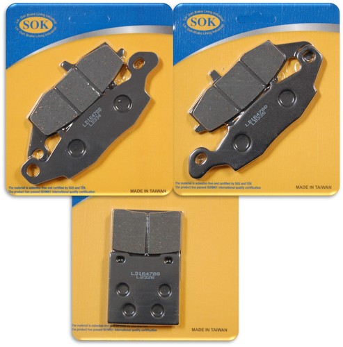 Front rear brake pads fit - front&rear,