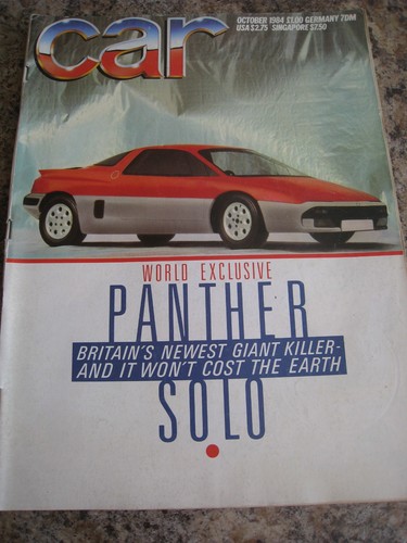 Car magazine oct 1984 - magazine, panther