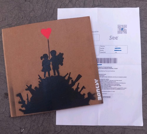 Banksy signed 2015 - , on