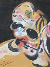 Francis Bacon Drawing on paper