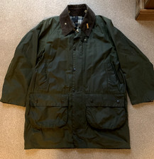 Barbour Gamefair Waxed Jacket A123, mens, C40/102cm, +care booklet+tin of wax.