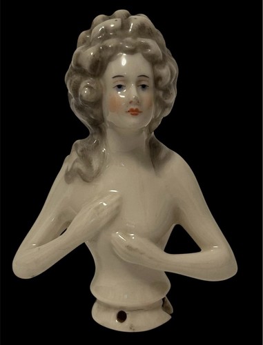 Porcelain boudoir bust - 4.5",