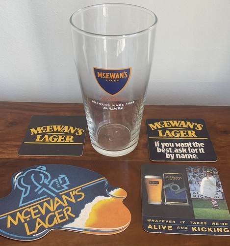 Rare mcewans lager pint - rare,