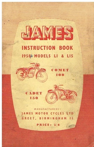James comet 100 cadet - james, (l1)