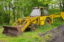 Photo 6x4 Old JCB at Carrog Parked just off the road at Llan Farm this fi c2019