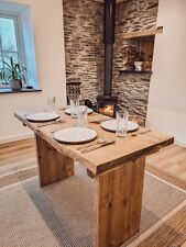 NORA Waney / Live Edge Solid Wood Dining Table