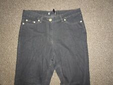 New Ladies Womens BHS Denim Grey Jeans Trousers Pants UK 16 EU 44 US 14 Leg 30"