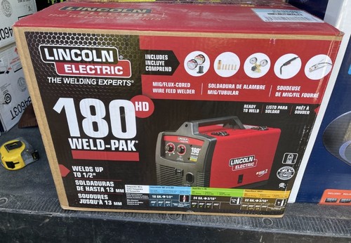 Lincoln electricweld pak 180hd - lincoln, electricweld-pak